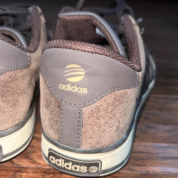 Adidas brown sneakers NEO Label adidas size 8.5 Men’s shoes dress up laced shoe​ - Picture 8 of 12